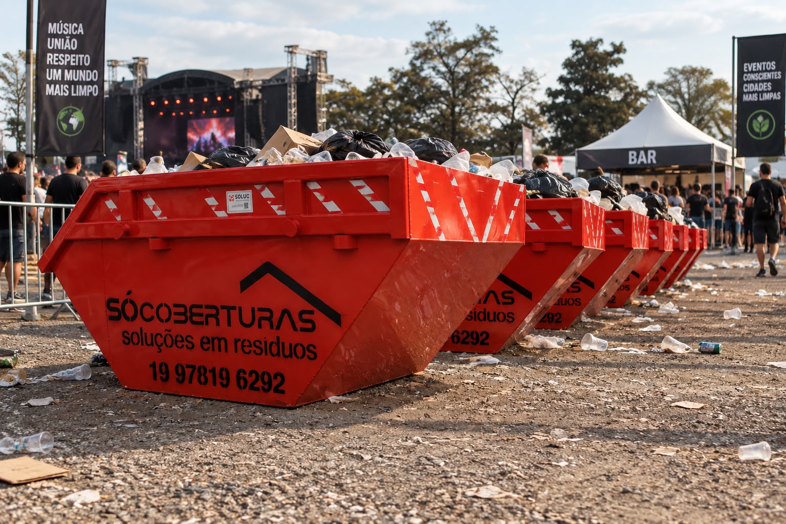Eventos e estruturas temporárias